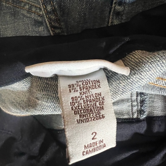 Liz Lange Maternity Jeans Full Panel Size 2 - Picture 5 of 5